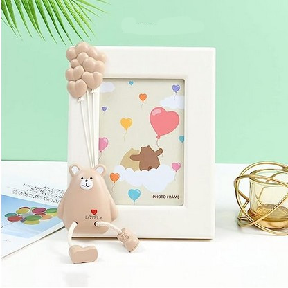 3D Παιδική Αναμνηστική Κορνίζα Αρκουδάκι με Μπαλόνια σε Γήινες Αποχρώσεις 3D Παιδική Αναμνηστική Κορνίζα Αρκουδάκι με Μπαλόνια σε Γήινες Αποχρώσεις