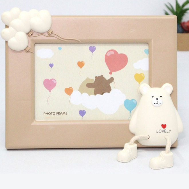 3D Παιδική Αναμνηστική Κορνίζα Αρκουδάκι με Μπαλόνια σε Γήινες Αποχρώσεις 3D Παιδική Αναμνηστική Κορνίζα Αρκουδάκι με Μπαλόνια σε Γήινες Αποχρώσεις