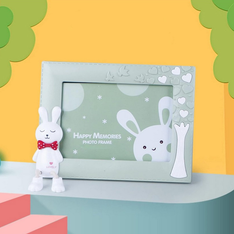 3D Παιδική Αναμνηστική Κορνίζα Λαγουδάκι 3D Παιδική Αναμνηστική Κορνίζα Λαγουδάκι