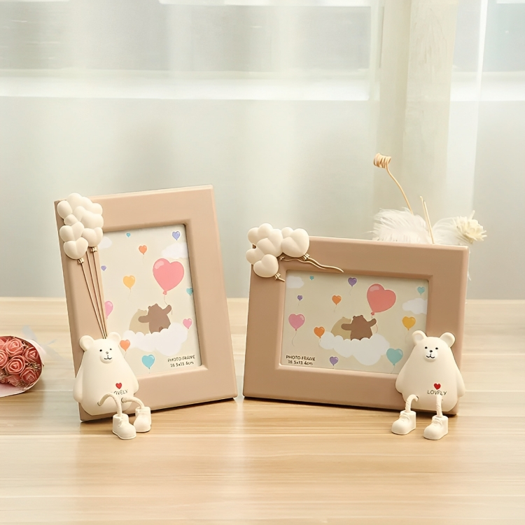 3D Παιδική Κορνίζα Φωτογραφιών με Αρκουδάκια σε Γήινες Αποχρώσεις 3D Παιδική Κορνίζα Φωτογραφιών με Αρκουδάκια σε Γήινες Αποχρώσεις