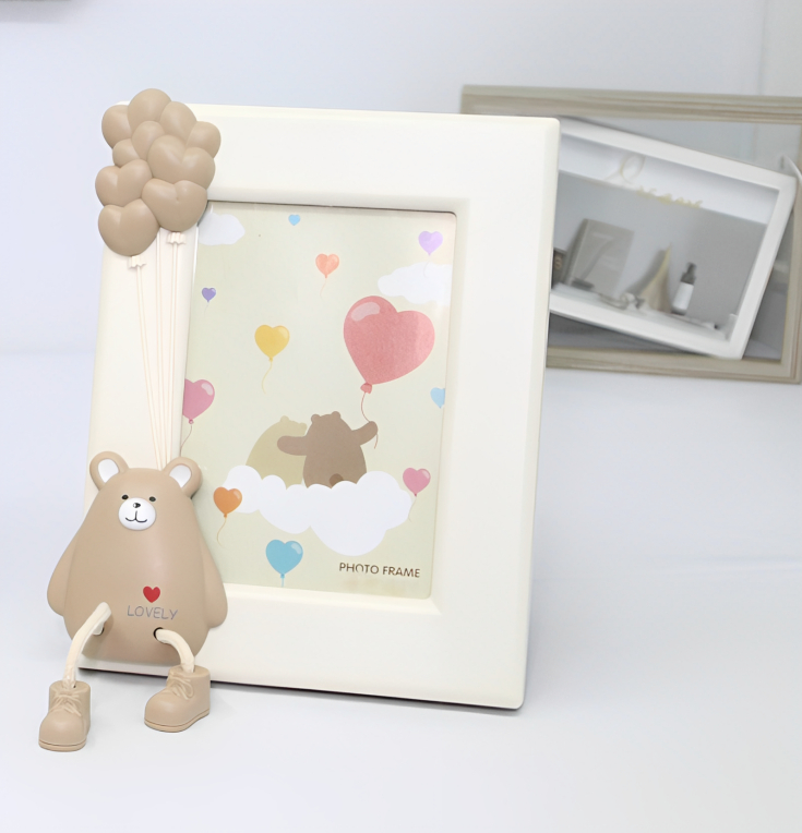 3D Παιδική Κορνίζα Φωτογραφιών με Αρκουδάκια σε Γήινες Αποχρώσεις 3D Παιδική Κορνίζα Φωτογραφιών με Αρκουδάκια σε Γήινες Αποχρώσεις