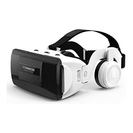 3D VR Headset Ρυθμιζόμενα Γυαλιά Εικονικής Πραγματικότητας με Ακουστικά Shinecon για Smartphone Κινητά 4.7 έως 6 Ίντσες 3D VR Headset Ρυθμιζόμενα Γυαλιά Εικονικής Πραγματικότητας με Ακουστικά Shinecon για Smartphone Κινητά 4.7 έως 6 Ίντσες