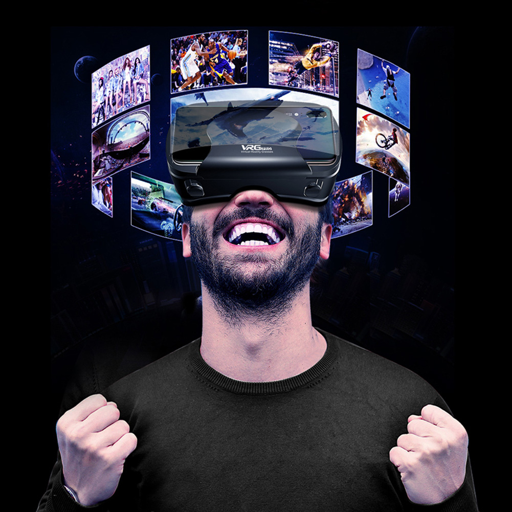 3D VRG Pro Headset Ρυθμιζόμενα Γυαλιά Εικονικής Πραγματικότητας με Ενσωματωμένα Ανασυρόμενα Ακουστικά για Smartphone Κινητά 5 έως 7 Ιντσών 3D VRG Pro Headset Ρυθμιζόμενα Γυαλιά Εικονικής Πραγματικότητας με Ενσωματωμένα Ανασυρόμενα Ακουστικά για Smartphone Κινητά 5 έως 7 Ιντσών