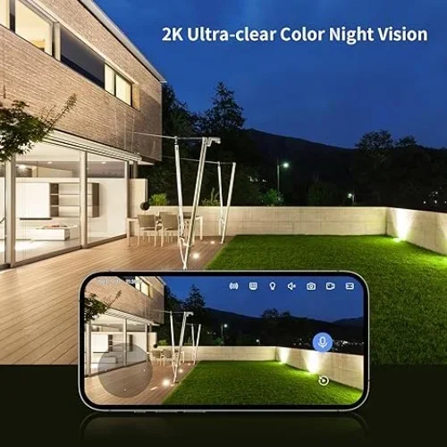 3MP APP Κάμερα Ασφαλείας 2K Night Outdoor WiFi Vision Smart CCTV 3MP APP Κάμερα Ασφαλείας 2K Night Outdoor WiFi Vision Smart CCTV