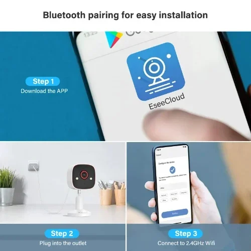 3MP APP Κάμερα Ασφαλείας 2K Night Outdoor WiFi Vision Smart CCTV 3MP APP Κάμερα Ασφαλείας 2K Night Outdoor WiFi Vision Smart CCTV