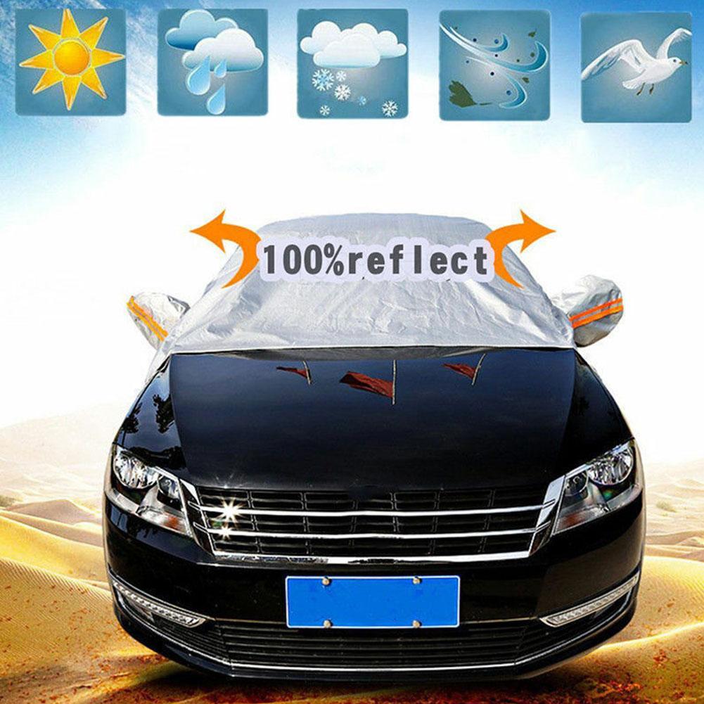 4 Εποχών Μεγάλο Προστατευτικό Κάλυμμα Παρμπρίζ & Καθρεπτών Ηλιοπροστασία & Χιονιού Αντιπαγωτικό με Αντανακλαστικές Ταινίες PEVA 2,34x1,58m 4 Εποχών Μεγάλο Προστατευτικό Κάλυμμα Παρμπρίζ & Καθρεπτών Ηλιοπροστασία & Χιονιού Αντιπαγωτικό με Αντανακλαστικές Ταινίες PEVA 2,34x1,58m