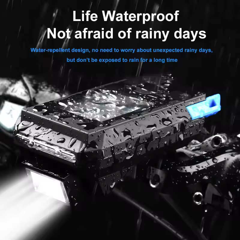 4 σε 1 Υπολογιστής Ποδηλάτου GPS με Ταχύμετρο, Φως & Ηχείο 4 σε 1 Υπολογιστής Ποδηλάτου GPS με Ταχύμετρο, Φως & Ηχείο