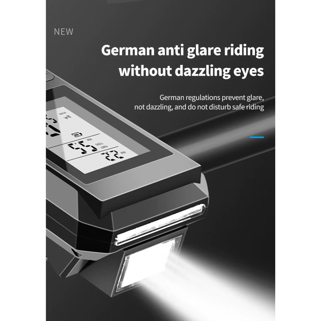 4 σε 1 Υπολογιστής Ποδηλάτου GPS με Ταχύμετρο, Φως & Ηχείο 4 σε 1 Υπολογιστής Ποδηλάτου GPS με Ταχύμετρο, Φως & Ηχείο