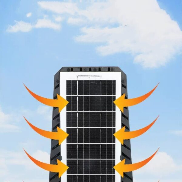 400W Αδιάβροχος Ηλιακός Προβολέας Δρόμου με 8 COB & 216 LED - Τηλεχειριστήριο, Ανιχνευτής Κίνησης & Πάνελ - Aerbes 400W Αδιάβροχος Ηλιακός Προβολέας Δρόμου με 8 COB & 216 LED - Τηλεχειριστήριο, Ανιχνευτής Κίνησης & Πάνελ - Aerbes