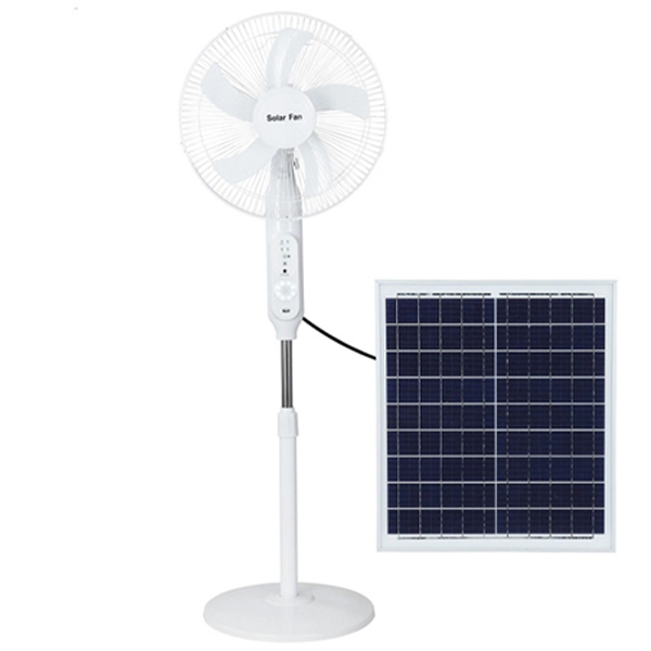 Επαναφορτιζόμενος Επιδαπέδιος Αθόρυβος Ανεμιστήρας με Ηλιακό Πάνελ και Τηλεχειριστήριο Solar Fan Λευκό Επαναφορτιζόμενος Επιδαπέδιος Αθόρυβος Ανεμιστήρας με Ηλιακό Πάνελ και Τηλεχειριστήριο Solar Fan Λευκό