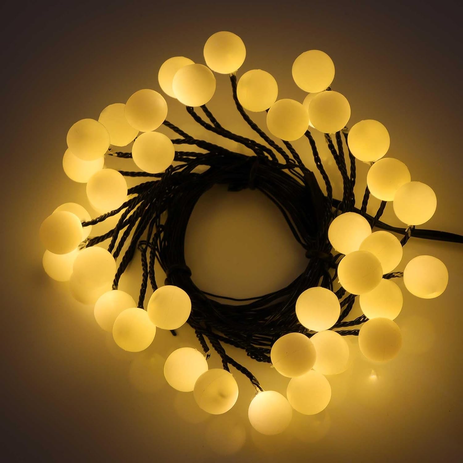 10m Αδιάβροχα Χριστουγεννιάτικα Στρογγυλά Φωτάκια Bubble Λευκού Θερμού Φωτισμού - 100 LED Λαμπάκια Μπαλίτσες Εσωτερικού & Εξωτερικού Χώρου - AIGOSTAR 10m Αδιάβροχα Χριστουγεννιάτικα Στρογγυλά Φωτάκια Bubble Λευκού Θερμού Φωτισμού - 100 LED Λαμπάκια Μπαλίτσες Εσωτερικού & Εξωτερικού Χώρου - AIGOSTAR