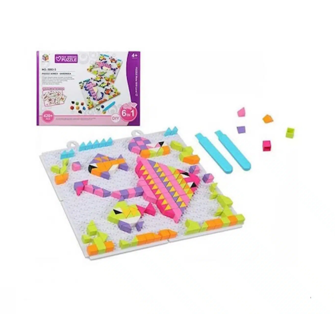 6 σε 1 3D Παζλ DIY με Ζώα της Θάλασσας 420 Κομμάτια 4+ ετών - Undersea 6 σε 1 3D Παζλ DIY με Ζώα της Θάλασσας 420 Κομμάτια 4+ ετών - Undersea