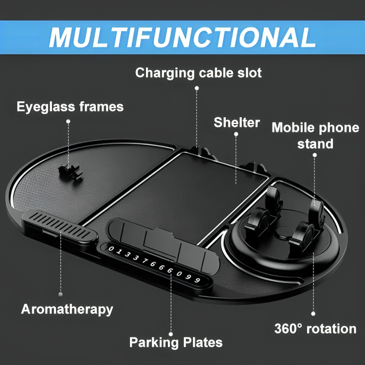 6 σε 1 Πολυλειτουργική Αντιολισθητική Επιφάνεια Αυτοκινήτου - Moxom 6 σε 1 Πολυλειτουργική Αντιολισθητική Επιφάνεια Αυτοκινήτου - Moxom