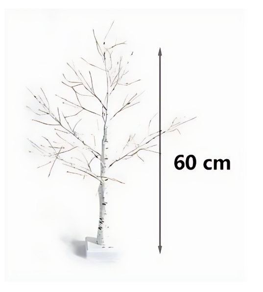 60cm Διακοσμητικό Δέντρο με Φωτιζόμενα Κλαδιά με 144 LED 60cm Διακοσμητικό Δέντρο με Φωτιζόμενα Κλαδιά με 144 LED