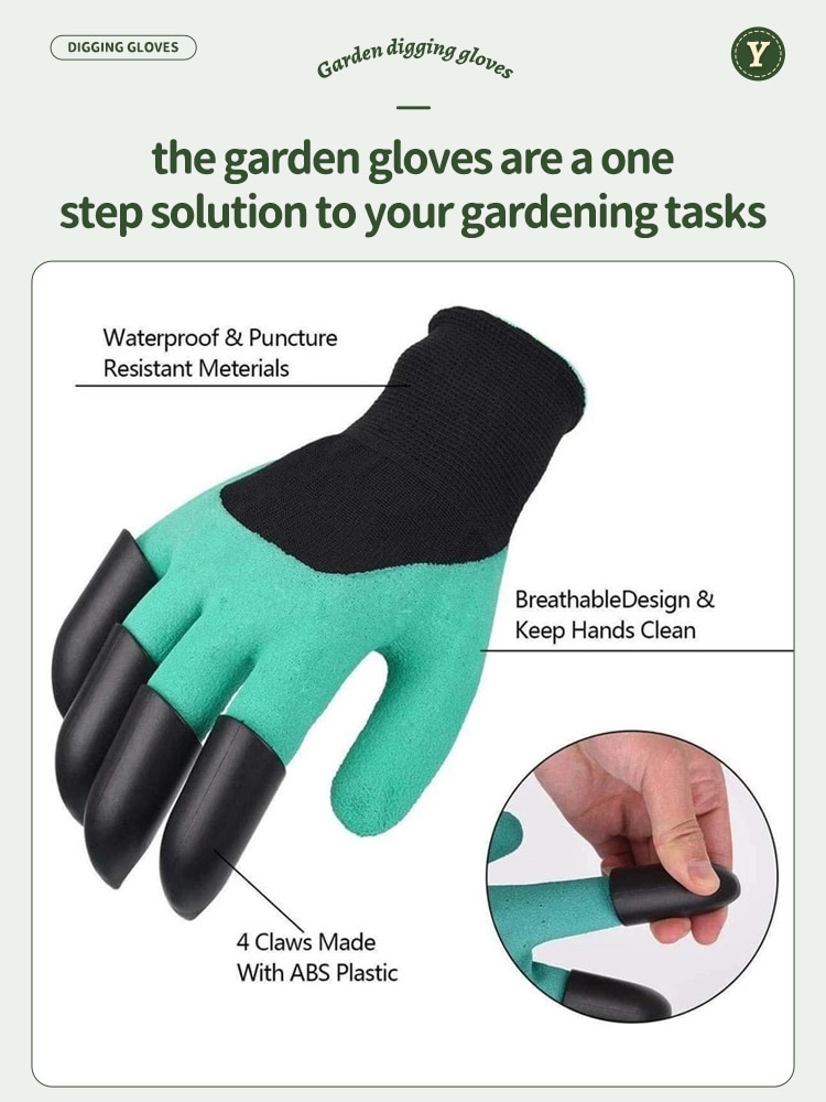 Αδιάβροχα Ανθεκτικά Έξυπνα Γάντια Κήπου με Νύχια για Σκάψιμο - Garden Genie Gloves Αδιάβροχα Ανθεκτικά Έξυπνα Γάντια Κήπου με Νύχια για Σκάψιμο - Garden Genie Gloves