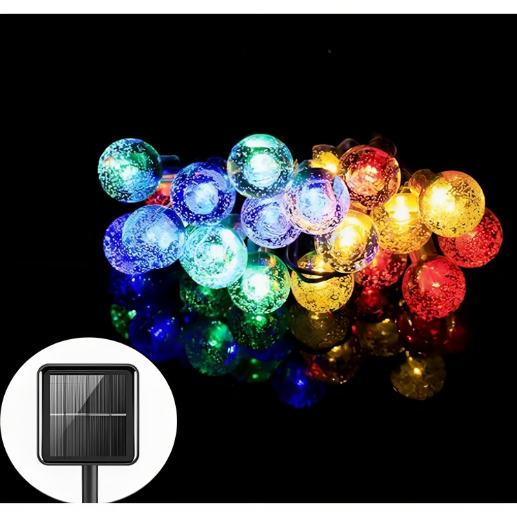 Αδιάβροχα Ηλιακά Χριστουγεννιάτικα Φωτάκια Μπαλίτσες - 160 LED RGB με 8 Προγράμματα Φωτισμού & Χειριστήριο - 3x2m - Arrango Αδιάβροχα Ηλιακά Χριστουγεννιάτικα Φωτάκια Μπαλίτσες - 160 LED RGB με 8 Προγράμματα Φωτισμού & Χειριστήριο - 3x2m - Arrango