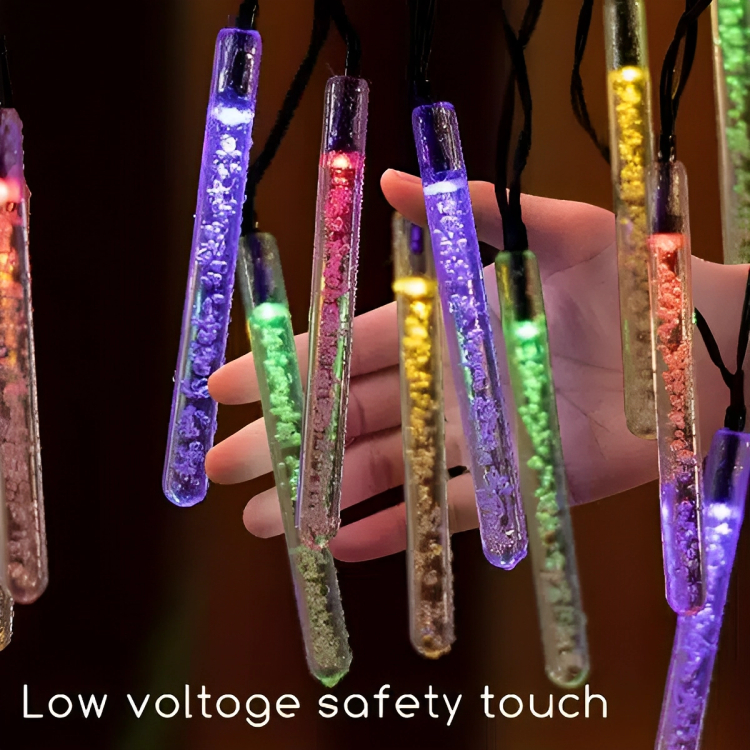 Αδιάβροχα Ηλιακά Χριστουγεννιάτικα Λαμπάκια Σταλακτίτες - 20 LED RGB - 5.8m - Aigostar Αδιάβροχα Ηλιακά Χριστουγεννιάτικα Λαμπάκια Σταλακτίτες - 20 LED RGB - 5.8m - Aigostar