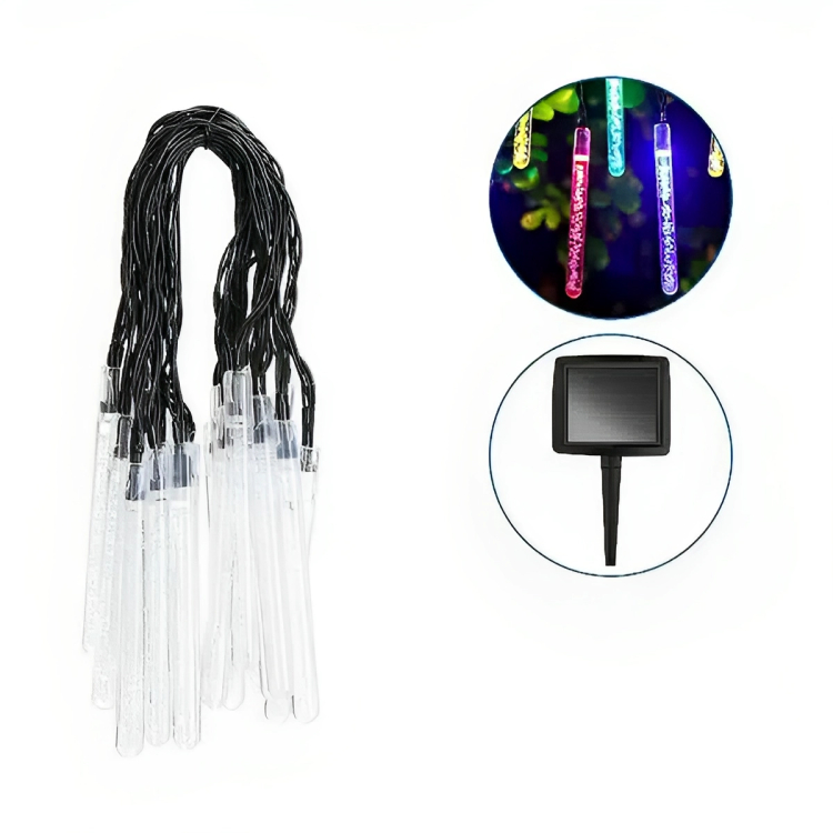 Αδιάβροχα Ηλιακά Χριστουγεννιάτικα Λαμπάκια Σταλακτίτες - 20 LED RGB - 5.8m - Aigostar Αδιάβροχα Ηλιακά Χριστουγεννιάτικα Λαμπάκια Σταλακτίτες - 20 LED RGB - 5.8m - Aigostar