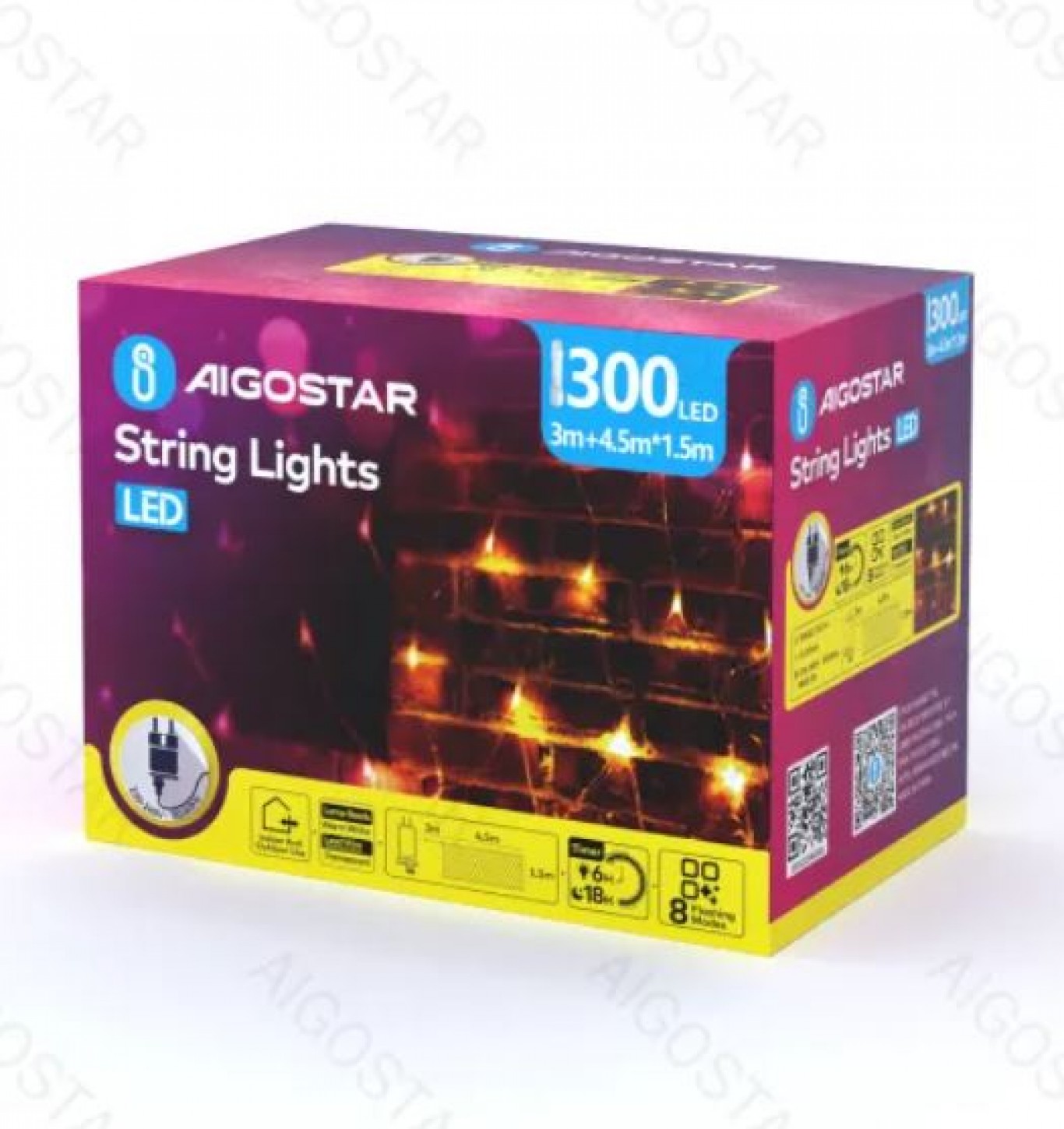 Αδιάβροχα Χριστουγεννιάτικα Λαμπάκια Πλέγμα - Δίχτυ Ρεύματος με Διάφανο Καλώδιο 1,5x4,5m με Θερμό Φωτισμό και 8 Προγράμματα Λειτουργίας 300 LED Αδιάβροχα Χριστουγεννιάτικα Λαμπάκια Πλέγμα - Δίχτυ Ρεύματος με Διάφανο Καλώδιο 1,5x4,5m με Θερμό Φωτισμό και 8 Προγράμματα Λειτουργίας 300 LED