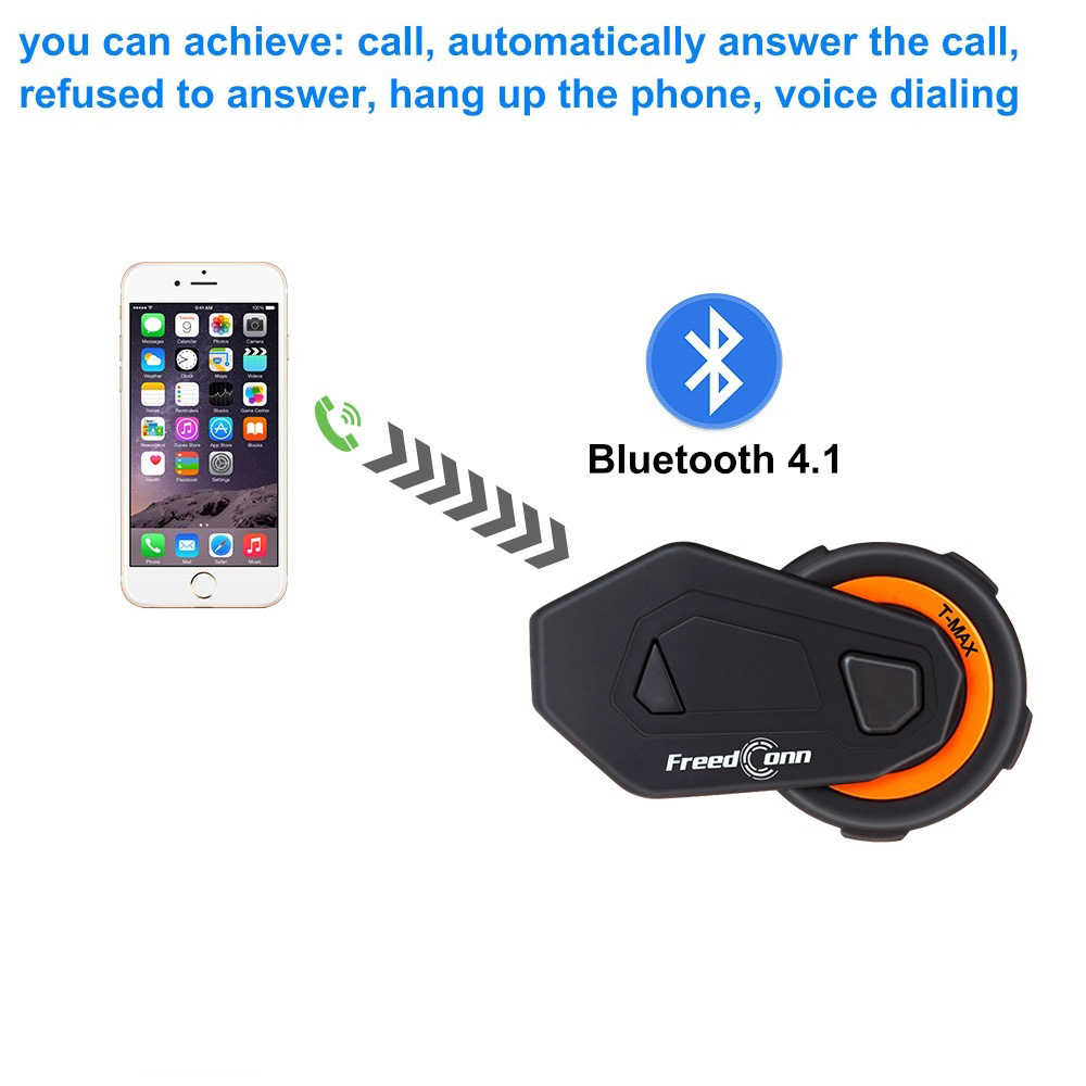 Αδιάβροχη Ασύρματη Ενδοεπικοινωνία Bluetooth Κράνους Μηχανής Freedcon T-Max Interphone FM Radio Αναβάτη Μοτοσυκλέτας με Εμβέλεια 1χλμ Αδιάβροχη Ασύρματη Ενδοεπικοινωνία Bluetooth Κράνους Μηχανής Freedcon T-Max Interphone FM Radio Αναβάτη Μοτοσυκλέτας με Εμβέλεια 1χλμ