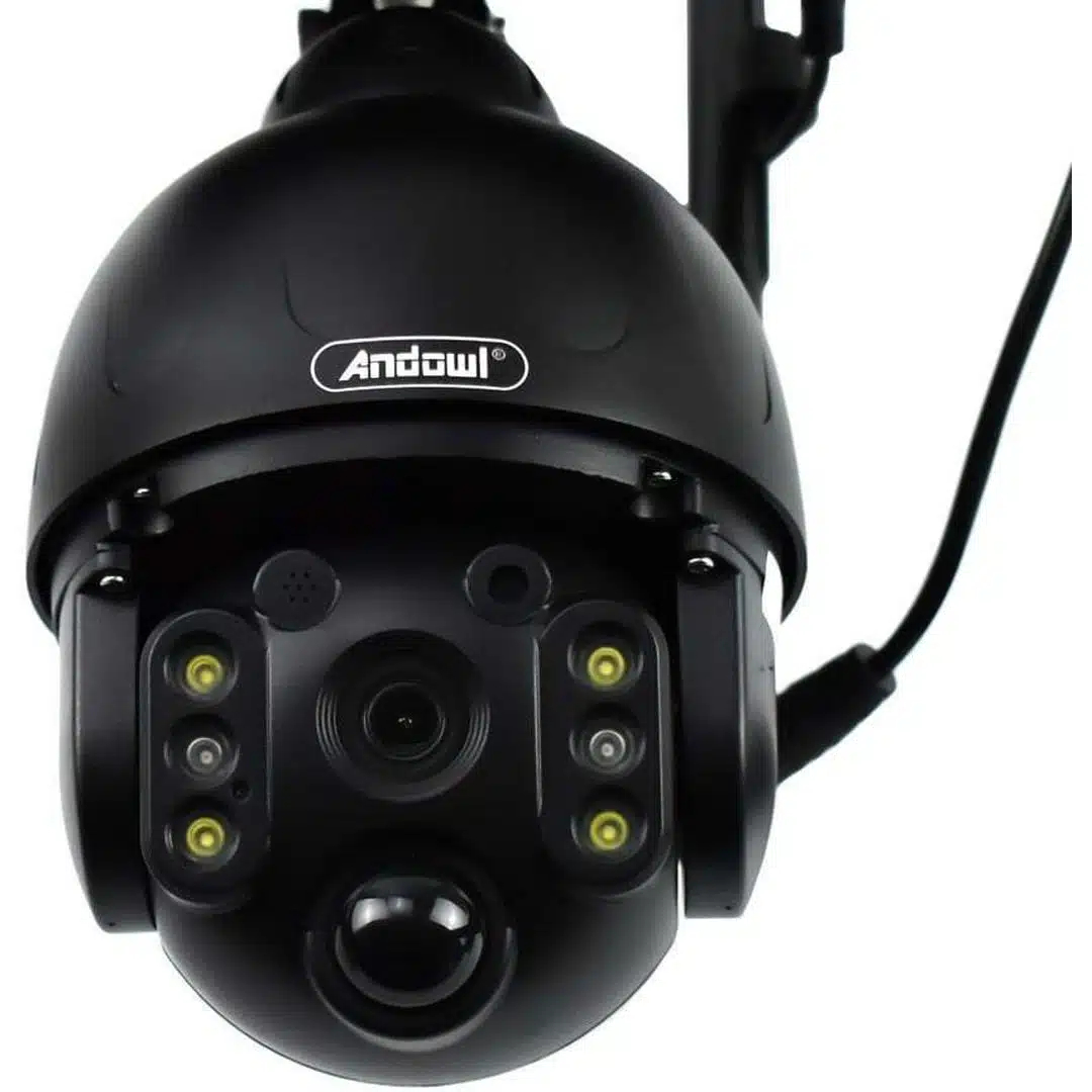 Andowl IP Κάμερα Παρακολούθησης Wi-Fi 1080p Full HD Αδιάβροχη Μπαταρίας με Αμφίδρομη Επικοινωνία σε Μαύρο Χρώμα Andowl IP Κάμερα Παρακολούθησης Wi-Fi 1080p Full HD Αδιάβροχη Μπαταρίας με Αμφίδρομη Επικοινωνία σε Μαύρο Χρώμα