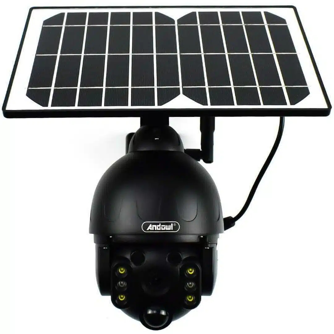 Andowl IP Κάμερα Παρακολούθησης Wi-Fi 1080p Full HD Αδιάβροχη Μπαταρίας με Αμφίδρομη Επικοινωνία σε Μαύρο Χρώμα Andowl IP Κάμερα Παρακολούθησης Wi-Fi 1080p Full HD Αδιάβροχη Μπαταρίας με Αμφίδρομη Επικοινωνία σε Μαύρο Χρώμα