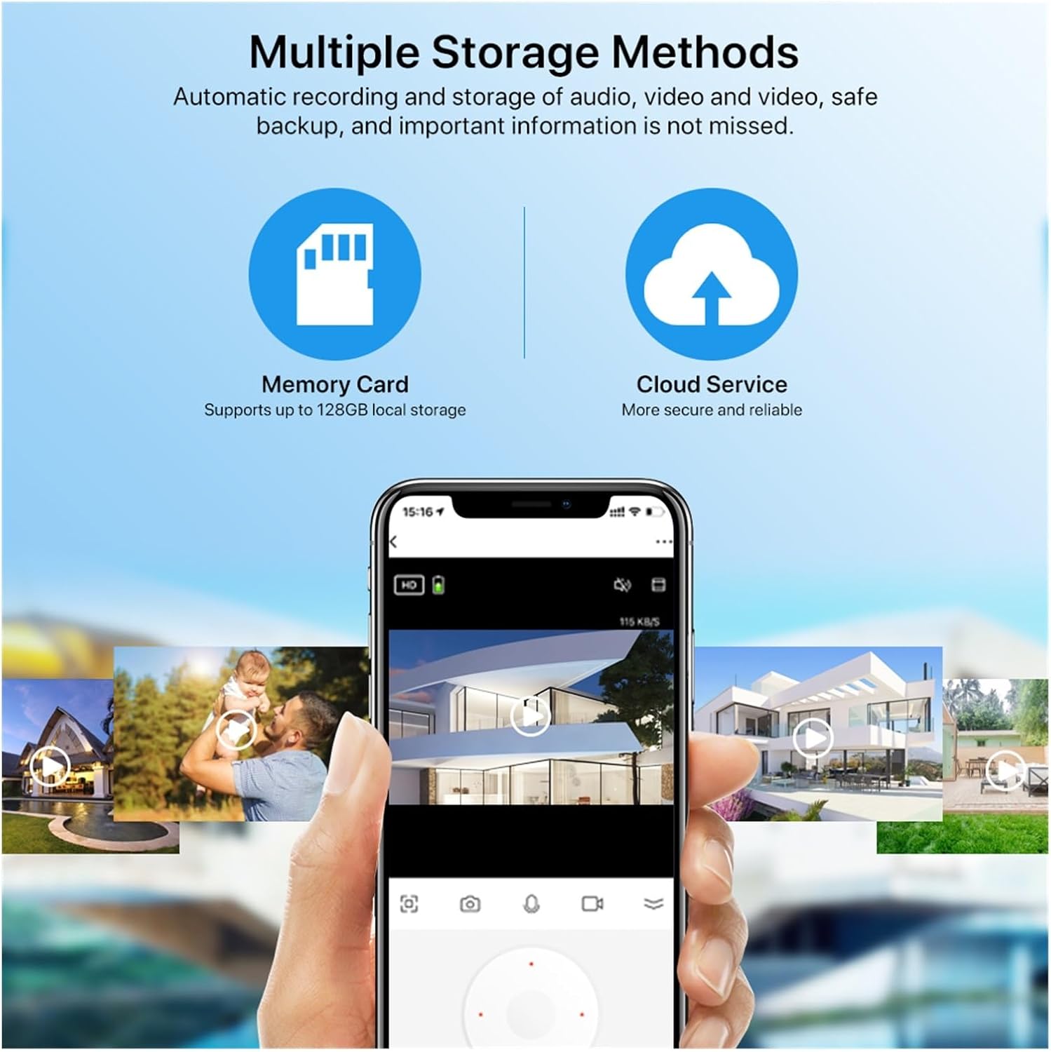 Αδιάβροχη Ηλιακή κάμερα WIFI HD 4K με Αμφίδρομη Επικοινωνία - Andowl Αδιάβροχη Ηλιακή κάμερα WIFI HD 4K με Αμφίδρομη Επικοινωνία - Andowl