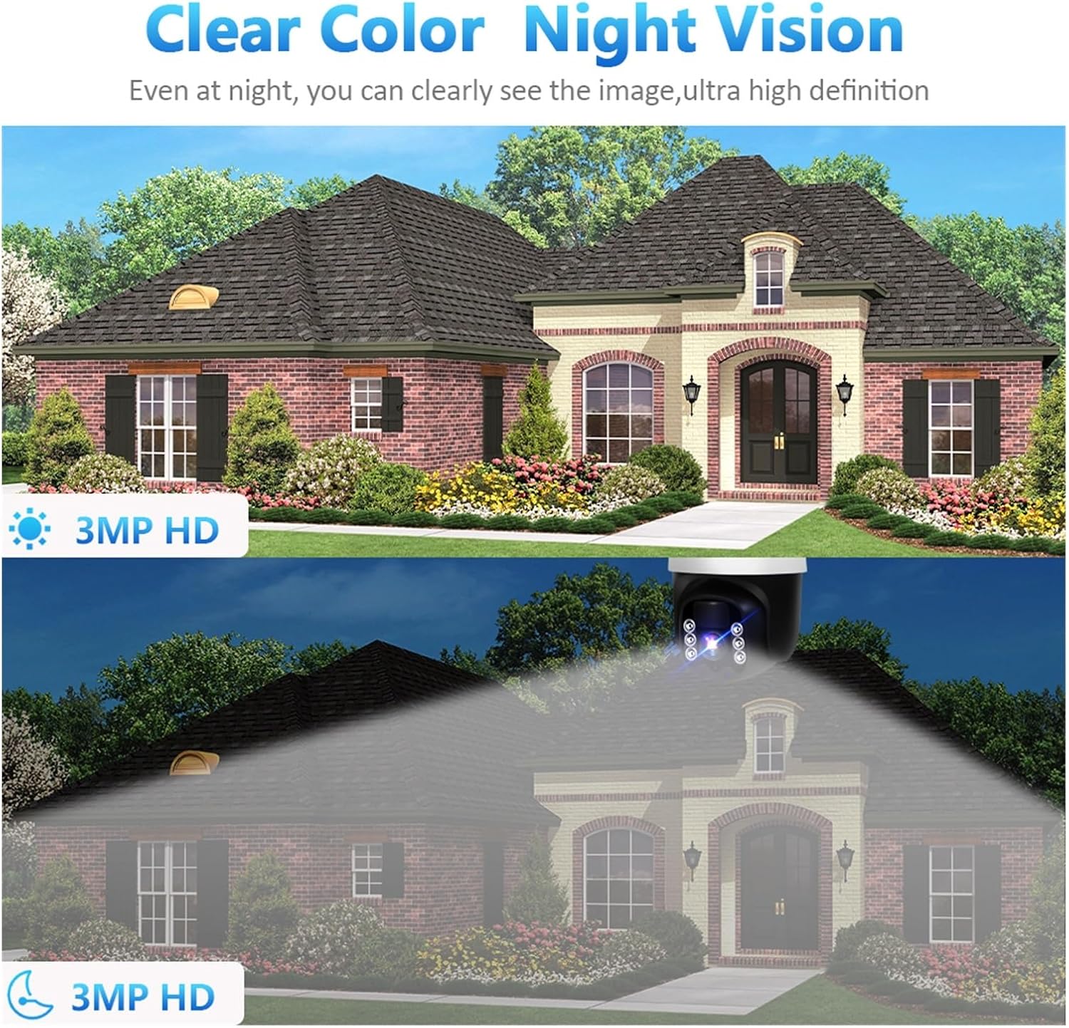 Αδιάβροχη Ηλιακή κάμερα WIFI HD 4K με Αμφίδρομη Επικοινωνία - Andowl Αδιάβροχη Ηλιακή κάμερα WIFI HD 4K με Αμφίδρομη Επικοινωνία - Andowl