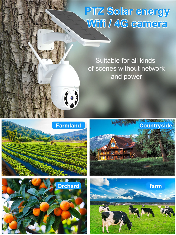 Αδιάβροχη IP Κάμερα Παρακολούθησης Wi-Fi με Ηλιακό Πάνελ & Φακό 2.8 mm - 1080p Full HD - Real Safe Αδιάβροχη IP Κάμερα Παρακολούθησης Wi-Fi με Ηλιακό Πάνελ & Φακό 2.8 mm - 1080p Full HD - Real Safe