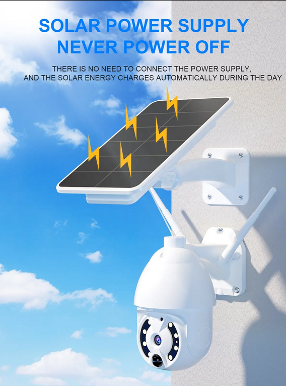 Αδιάβροχη IP Κάμερα Παρακολούθησης Wi-Fi με Ηλιακό Πάνελ & Φακό 2.8 mm - 1080p Full HD - Real Safe Αδιάβροχη IP Κάμερα Παρακολούθησης Wi-Fi με Ηλιακό Πάνελ & Φακό 2.8 mm - 1080p Full HD - Real Safe