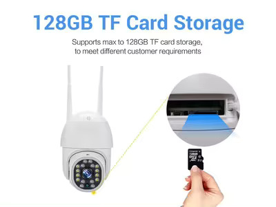 Αδιάβροχη IP Wi-Fi Κάμερα Παρακολούθησης 1080p με Ανίχνευση Κίνησης Αδιάβροχη IP Wi-Fi Κάμερα Παρακολούθησης 1080p με Ανίχνευση Κίνησης