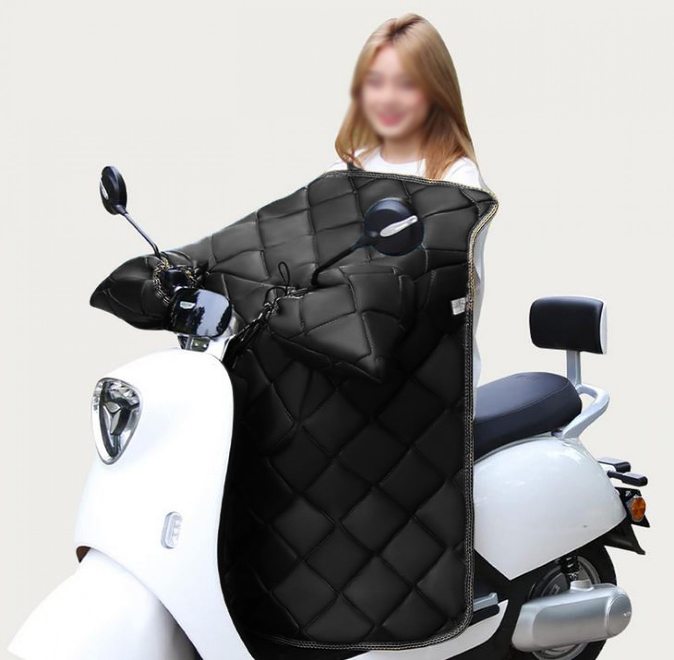 Αδιάβροχη Κουβέρτα Αναβάτη Μοτοσυκλέτας Ποδιών -Χεριών με Ενσωματωμένες Χούφτες και Θήκη Αποθήκευσης Universal Μαύρη Αδιάβροχη Κουβέρτα Αναβάτη Μοτοσυκλέτας Ποδιών -Χεριών με Ενσωματωμένες Χούφτες και Θήκη Αποθήκευσης Universal Μαύρη