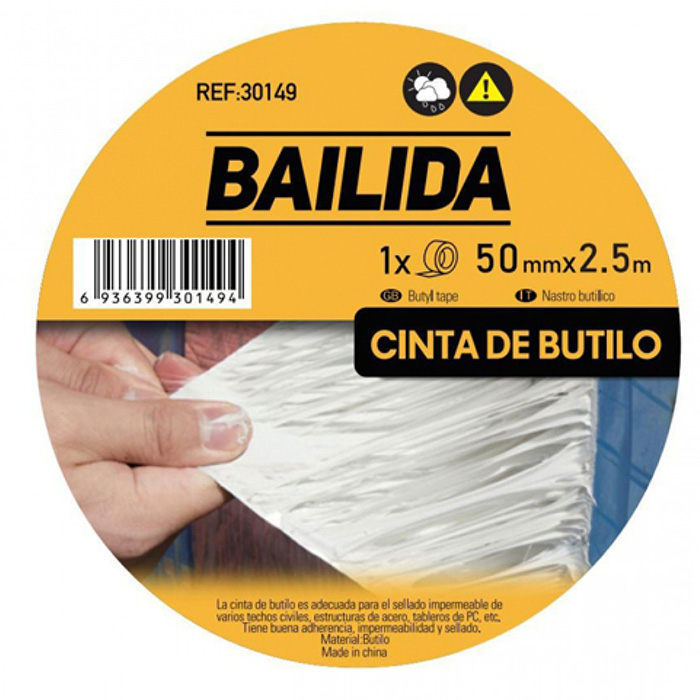 Αδιάβροχη Μεταλλική Μονωτική Ταινία με Βουτυλικό Καουτσούκ και Αντιδιαβρωτική Δράση για Αντιμετώπιση Υγρασίας και Διαρροών 5cm x 2,5m Αδιάβροχη Μεταλλική Μονωτική Ταινία με Βουτυλικό Καουτσούκ και Αντιδιαβρωτική Δράση για Αντιμετώπιση Υγρασίας και Διαρροών 5cm x 2,5m