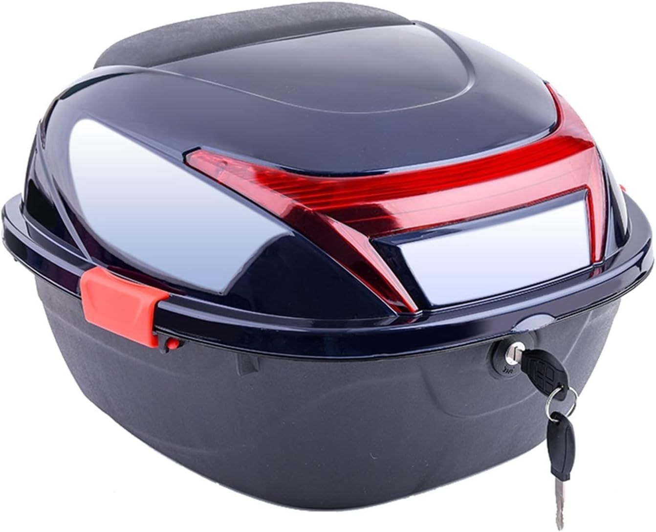 Μπαγκαζιέρα Μοτοσυκλέτας Χωρητικότητας 28Lt με Ανακλαστικές Επιφάνειες - Βαλίτσα Αποθήκευσης Μηχανής Μαύρο Μπαγκαζιέρα Μοτοσυκλέτας Χωρητικότητας 28Lt με Ανακλαστικές Επιφάνειες - Βαλίτσα Αποθήκευσης Μηχανής Μαύρο