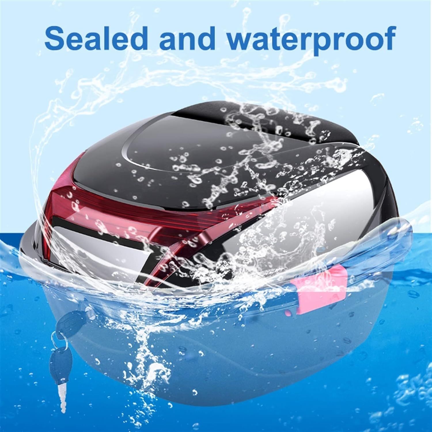 Μπαγκαζιέρα Μοτοσυκλέτας Χωρητικότητας 28Lt με Ανακλαστικές Επιφάνειες - Βαλίτσα Αποθήκευσης Μηχανής Μαύρο Μπαγκαζιέρα Μοτοσυκλέτας Χωρητικότητας 28Lt με Ανακλαστικές Επιφάνειες - Βαλίτσα Αποθήκευσης Μηχανής Μαύρο