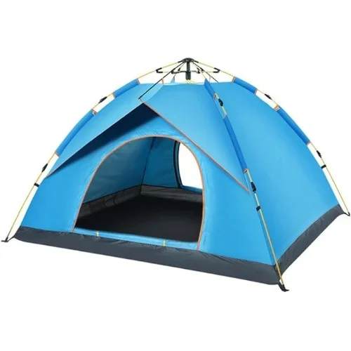 Αυτόματη Σκηνή Camping για 3 Άτομα 200x220x140εκ. Μπλε Αυτόματη Σκηνή Camping για 3 Άτομα 200x220x140εκ. Μπλε