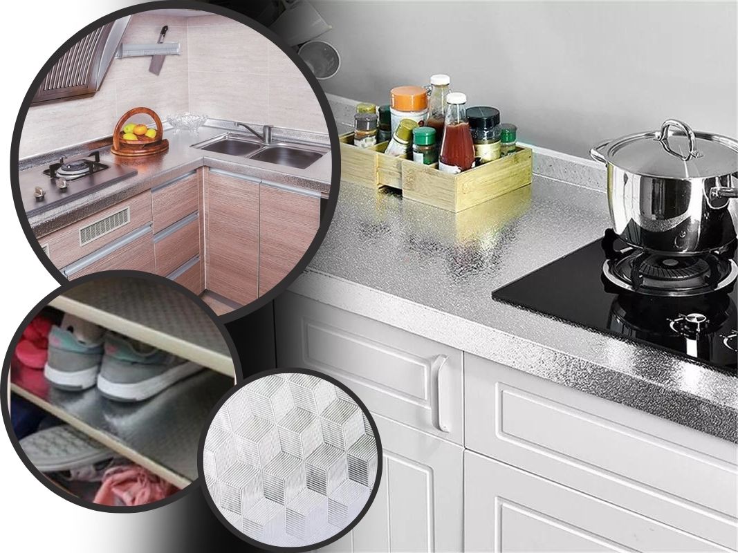 Αδιάβροχη Προστατευτική Μεμβράνη Πολλαπλών Χρήσεων AluFoil, για την Κουζίνα Αδιάβροχη Προστατευτική Μεμβράνη Πολλαπλών Χρήσεων AluFoil, για την Κουζίνα