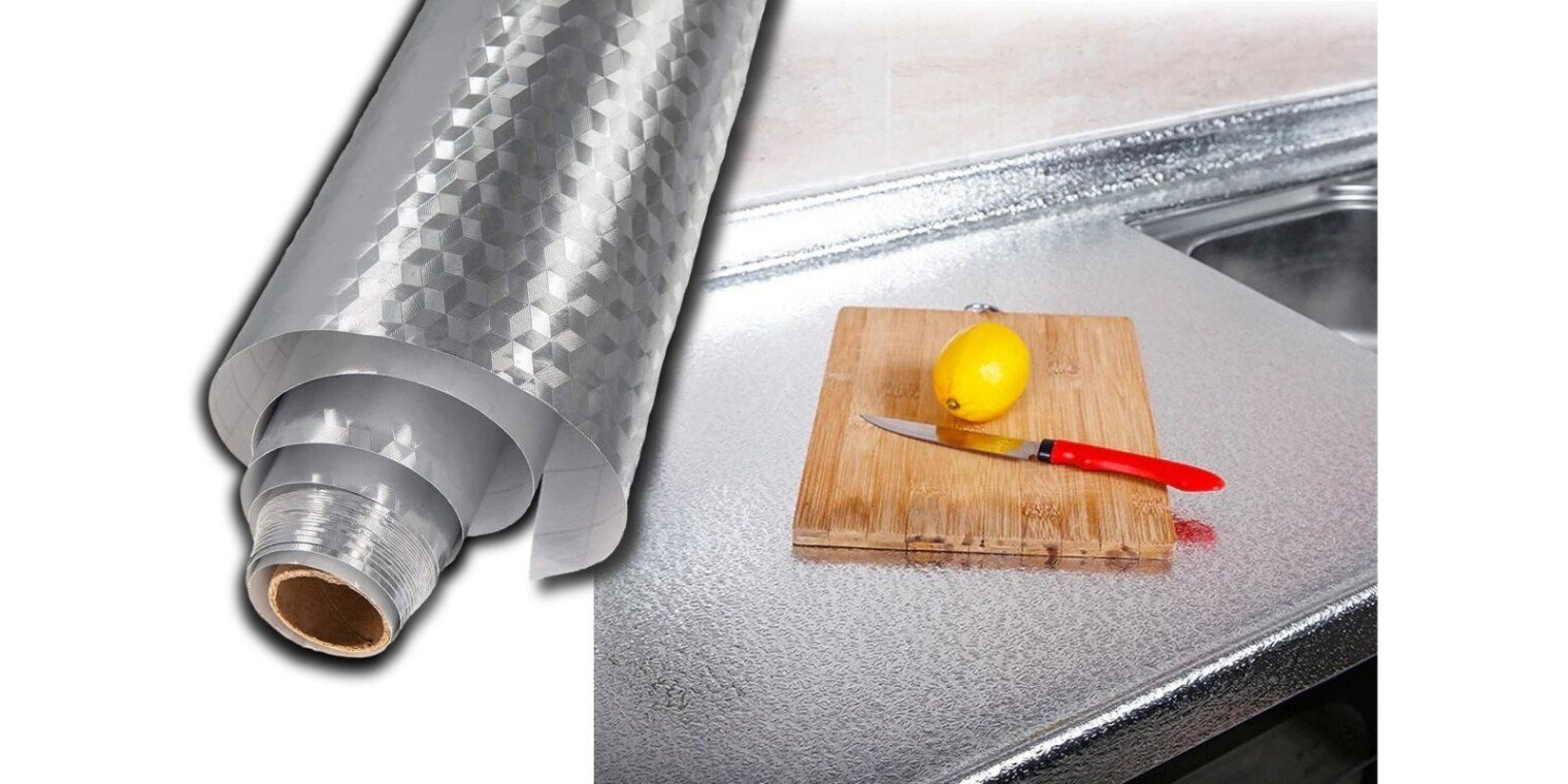 Αδιάβροχη Προστατευτική Μεμβράνη Πολλαπλών Χρήσεων AluFoil, για την Κουζίνα Αδιάβροχη Προστατευτική Μεμβράνη Πολλαπλών Χρήσεων AluFoil, για την Κουζίνα