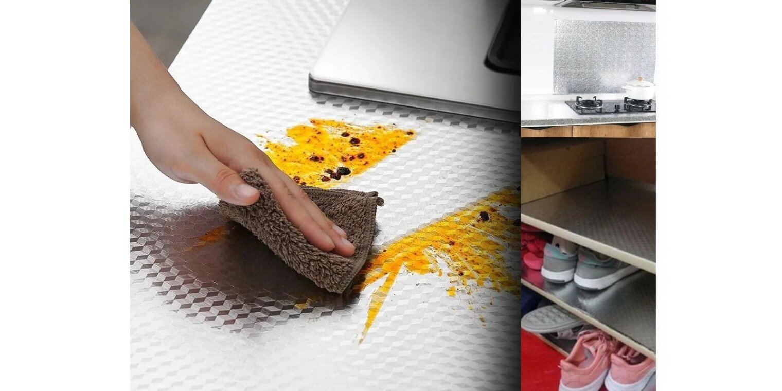 Αδιάβροχη Προστατευτική Μεμβράνη Πολλαπλών Χρήσεων AluFoil, για την Κουζίνα Αδιάβροχη Προστατευτική Μεμβράνη Πολλαπλών Χρήσεων AluFoil, για την Κουζίνα