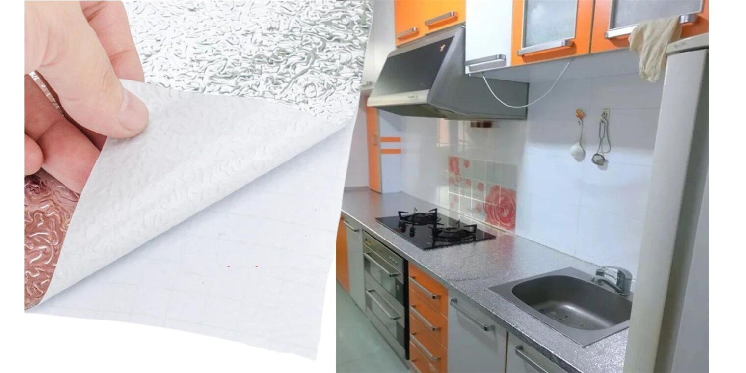 Αδιάβροχη Προστατευτική Μεμβράνη Πολλαπλών Χρήσεων AluFoil, για την Κουζίνα Αδιάβροχη Προστατευτική Μεμβράνη Πολλαπλών Χρήσεων AluFoil, για την Κουζίνα