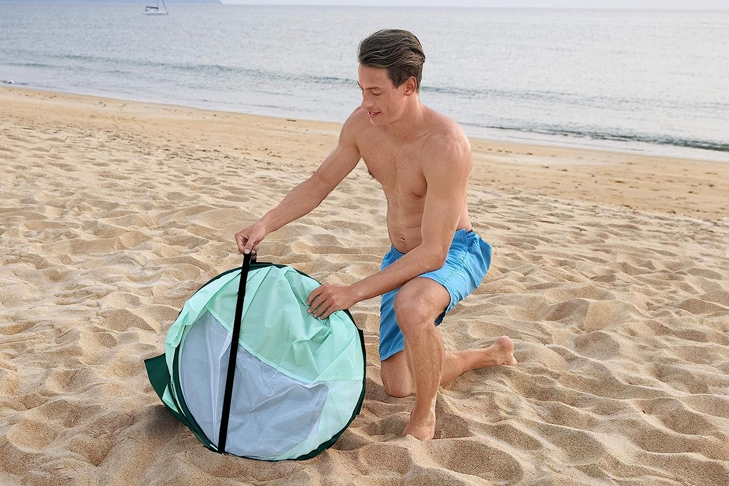 Αδιάβροχη Προστατευτική Τέντα / Σκίαστρο Παραλίας 192 x 120 x 85 cm - Πράσινο Αδιάβροχη Προστατευτική Τέντα / Σκίαστρο Παραλίας 192 x 120 x 85 cm - Πράσινο