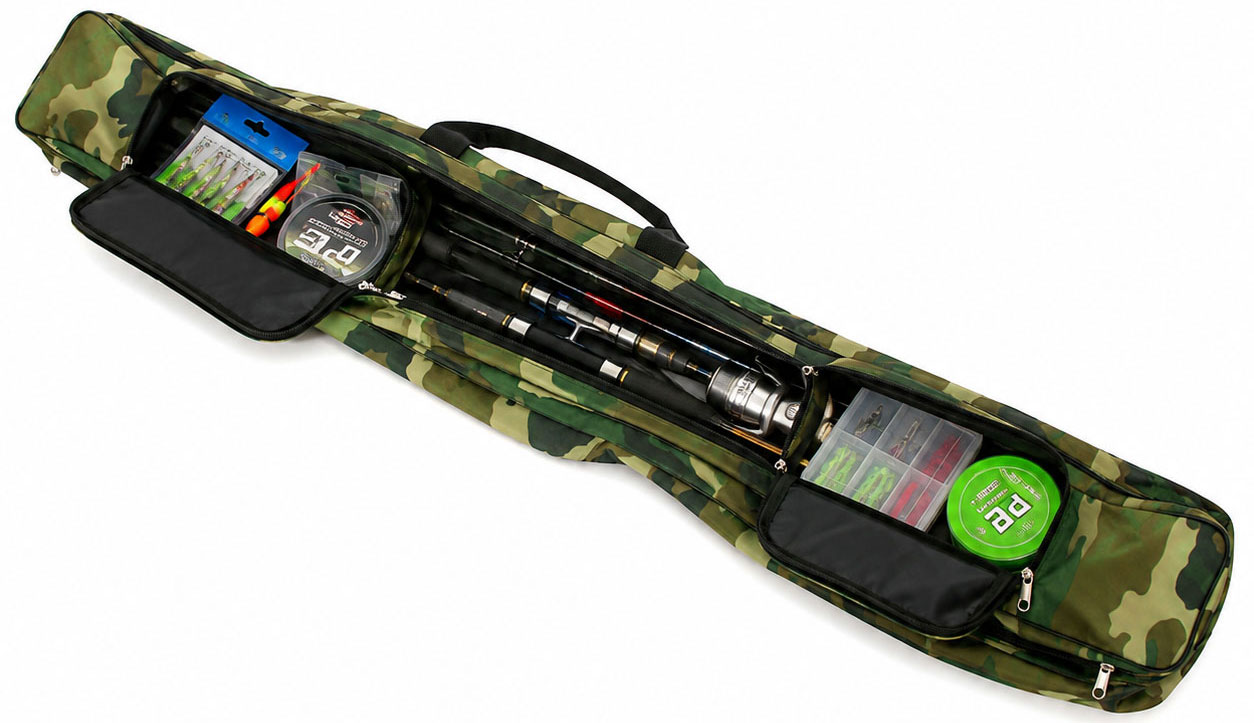 Αδιάβροχη Θήκη Καλαμιών Ψαρέματος Camouflage 150cm με Ιμάντες Μεταφοράς Αδιάβροχη Θήκη Καλαμιών Ψαρέματος Camouflage 150cm με Ιμάντες Μεταφοράς