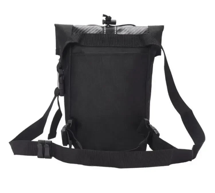 Αδιάβροχη Τσάντα Μέσης - Ποδιού για Μοτοσυκλέτα με Ιμάντα και Θήκες Carbon Μαύρη Αδιάβροχη Τσάντα Μέσης - Ποδιού για Μοτοσυκλέτα με Ιμάντα και Θήκες Carbon Μαύρη