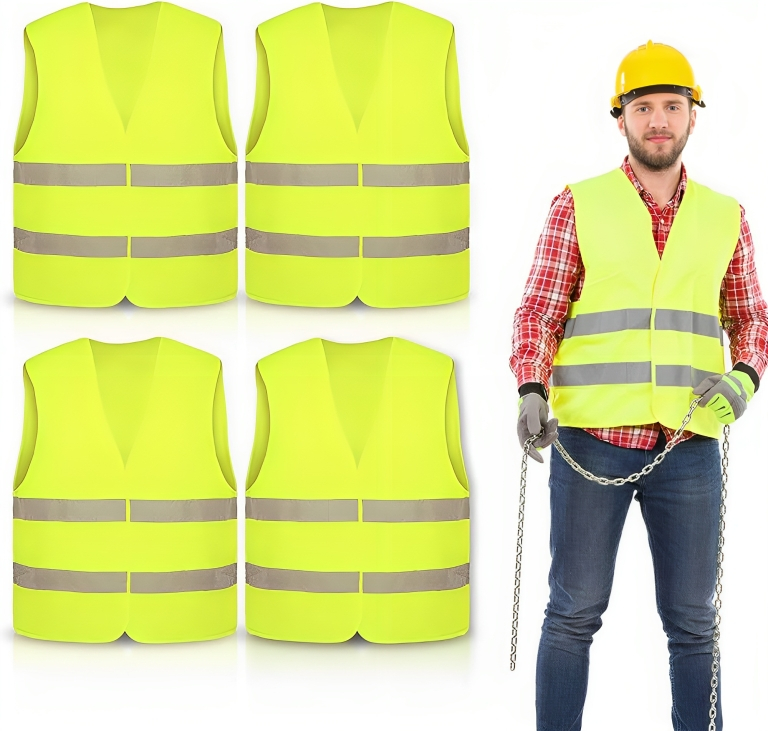 Αδιάβροχο Ανακλαστικό Φωσφοριζέ Γιλέκο Ασφαλείας - Πράσινο Αδιάβροχο Ανακλαστικό Φωσφοριζέ Γιλέκο Ασφαλείας - Πράσινο