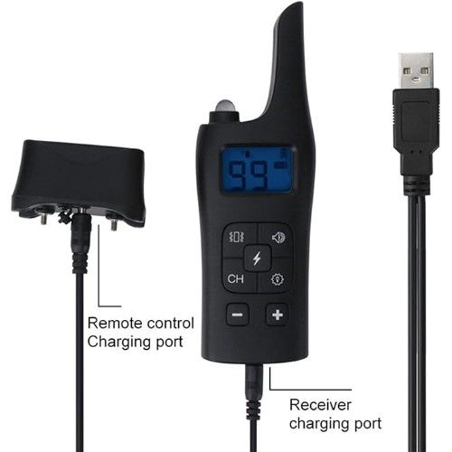 Αδιάβροχο Επαναφορτιζόμενο Ηλεκτρικό Ασύρματο Κολάρο Εκπαίδευσης Σκύλου με 4 Λειτουργίες και LED Φωτάκι - Μαύρο Αδιάβροχο Επαναφορτιζόμενο Ηλεκτρικό Ασύρματο Κολάρο Εκπαίδευσης Σκύλου με 4 Λειτουργίες και LED Φωτάκι - Μαύρο