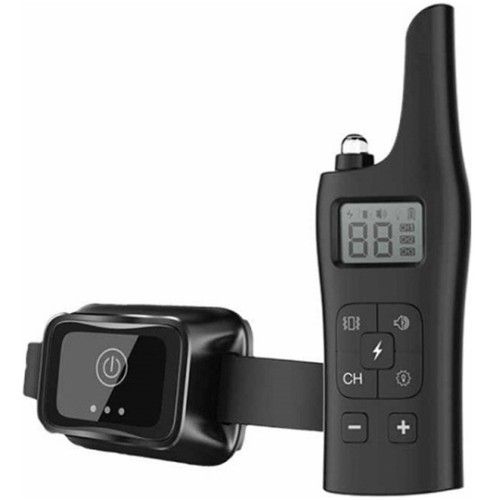 Αδιάβροχο Επαναφορτιζόμενο Ηλεκτρικό Ασύρματο Κολάρο Εκπαίδευσης Σκύλου με 4 Λειτουργίες και LED Φωτάκι - Μαύρο Αδιάβροχο Επαναφορτιζόμενο Ηλεκτρικό Ασύρματο Κολάρο Εκπαίδευσης Σκύλου με 4 Λειτουργίες και LED Φωτάκι - Μαύρο