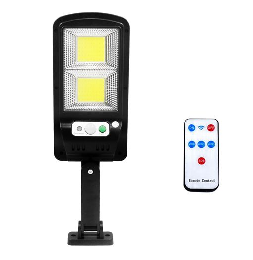 Αδιάβροχο Επιτοίχιο Ηλιακό Φωτιστικό LED 100W 1 LED COB με 3 Λειτουργίες Φωτισμού Αισθητήρα Κίνησης και Τηλεχειριστήριο Jortan Αδιάβροχο Επιτοίχιο Ηλιακό Φωτιστικό LED 100W 1 LED COB με 3 Λειτουργίες Φωτισμού Αισθητήρα Κίνησης και Τηλεχειριστήριο Jortan