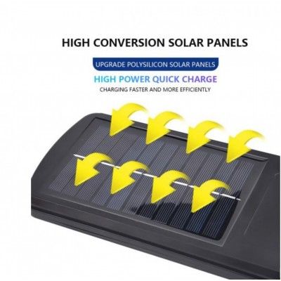 Αδιάβροχο Επιτοίχιο Ηλιακό Φωτιστικό LED 30W 6 LED COB με 3 Λειτουργίες Φωτισμού Αισθητήρα Κίνησης και Τηλεχειριστήριο Jortan Αδιάβροχο Επιτοίχιο Ηλιακό Φωτιστικό LED 30W 6 LED COB με 3 Λειτουργίες Φωτισμού Αισθητήρα Κίνησης και Τηλεχειριστήριο Jortan