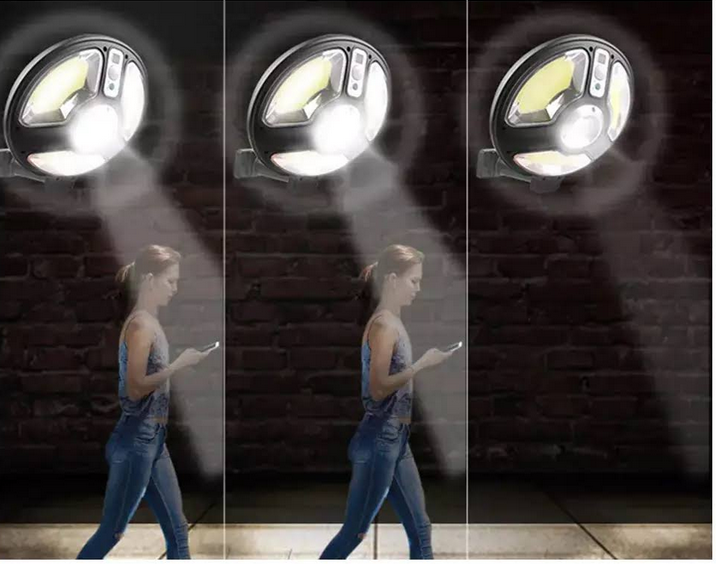 Αδιάβροχο Ηλιακό Επιτοίχιο Φωτιστικό LED με Ανιχνευτή Κίνησης και Φωτός 150W Αδιάβροχο Ηλιακό Επιτοίχιο Φωτιστικό LED με Ανιχνευτή Κίνησης και Φωτός 150W