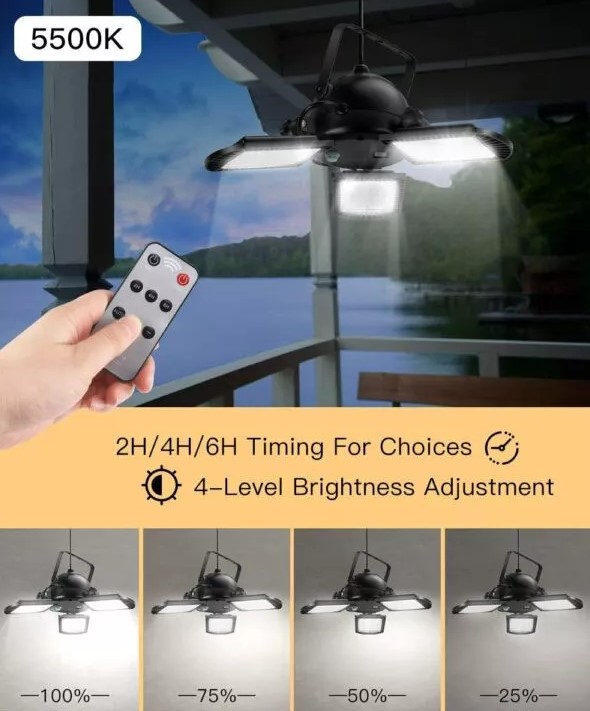 Ηλιακό Φωτιστικό Οροφής LED Εξωτερικού Χώρου 7W - Λευκού Φωτισμού Ηλιακό Φωτιστικό Οροφής LED Εξωτερικού Χώρου 7W - Λευκού Φωτισμού